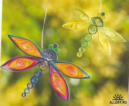 Поделки из бумажной ленты