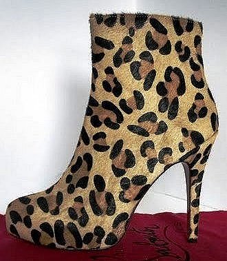 леопардовые ботильоны - Купить обувку