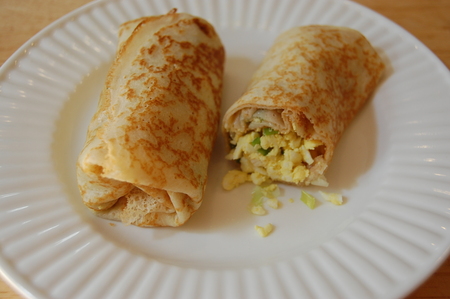 Рецепт блинчики с яйцами и рисом