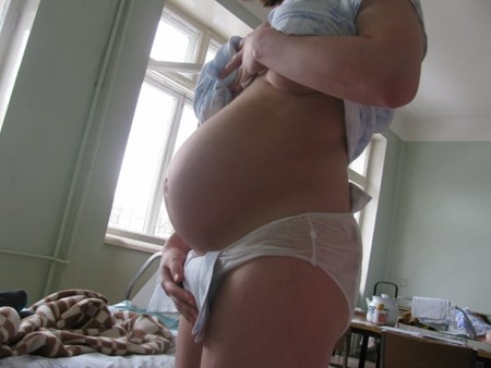 Фото живота на 38 неделе беременности
