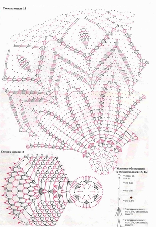 Салфетки крючком со схемами красивые оригинальные из журнала валя