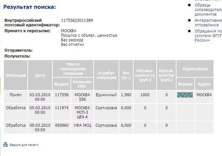 Посылка энергии компании