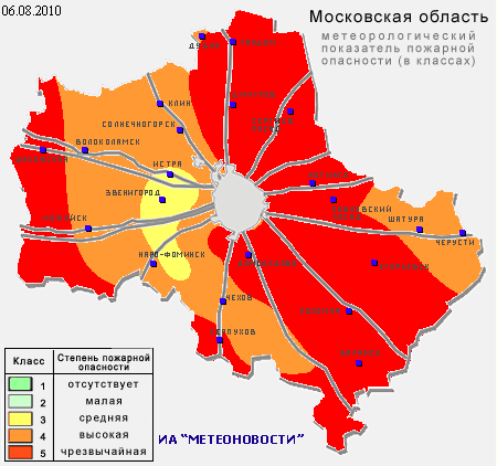 Карта комаров россии