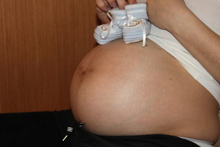 Фото живота на 36 неделе беременности