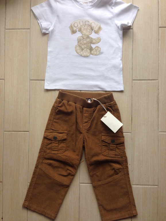 Gucci!!! Комплект на 2 г 7500 р. Мишка-ГУЧЧИ в одном цвете с брючками!