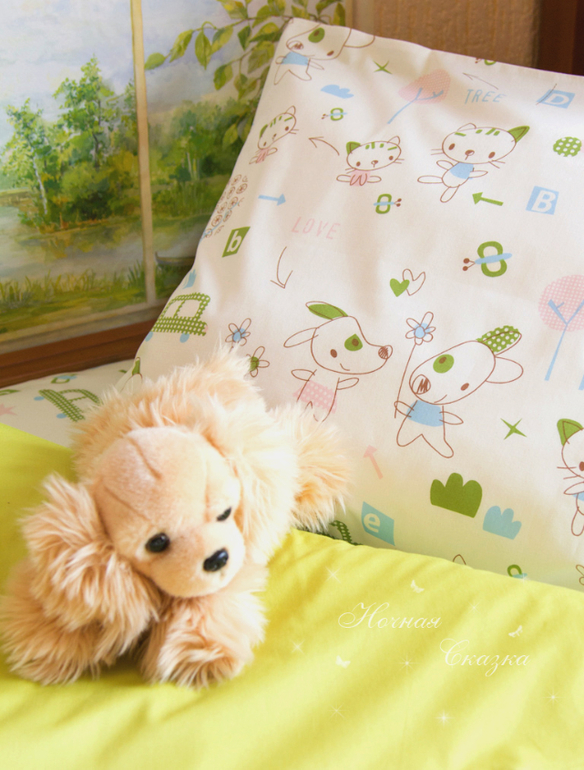 Комплект в кроватку детское постельное белье